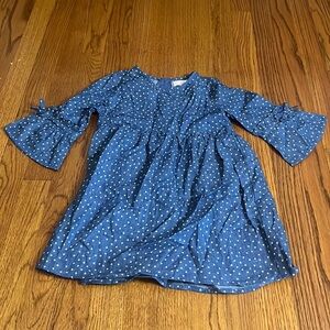 Design History Girl’s Blue Hearts Dress Size 6
